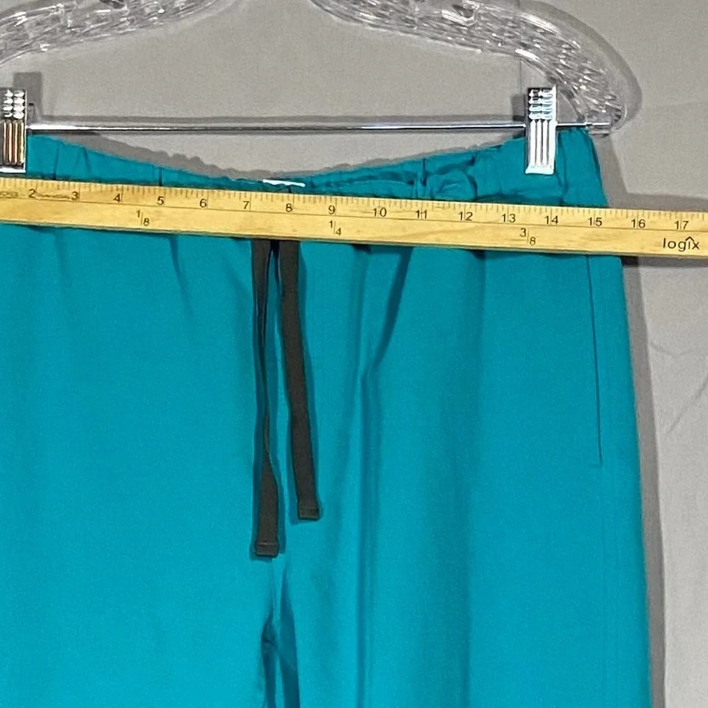 FIGS Pisco Men's Scrub Pants Teal Blue‎ Sz S Elastic Waist Technical Collection